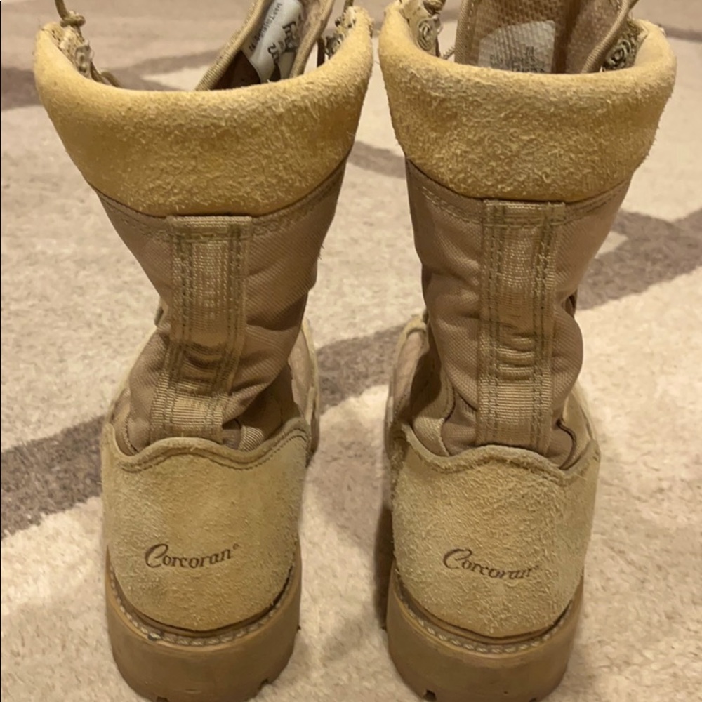Corcoran tan combat boot, women’s 8 1/2